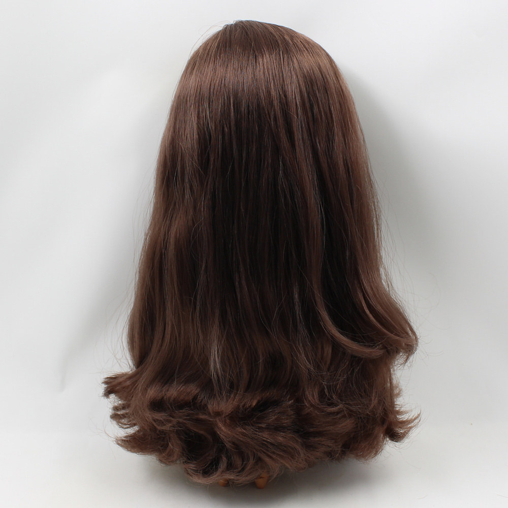 Blyth 1/6 Doll Wigs RBL Scalp including the hard endoconch dome with bang/no bangs fringe soft curly hair Series A