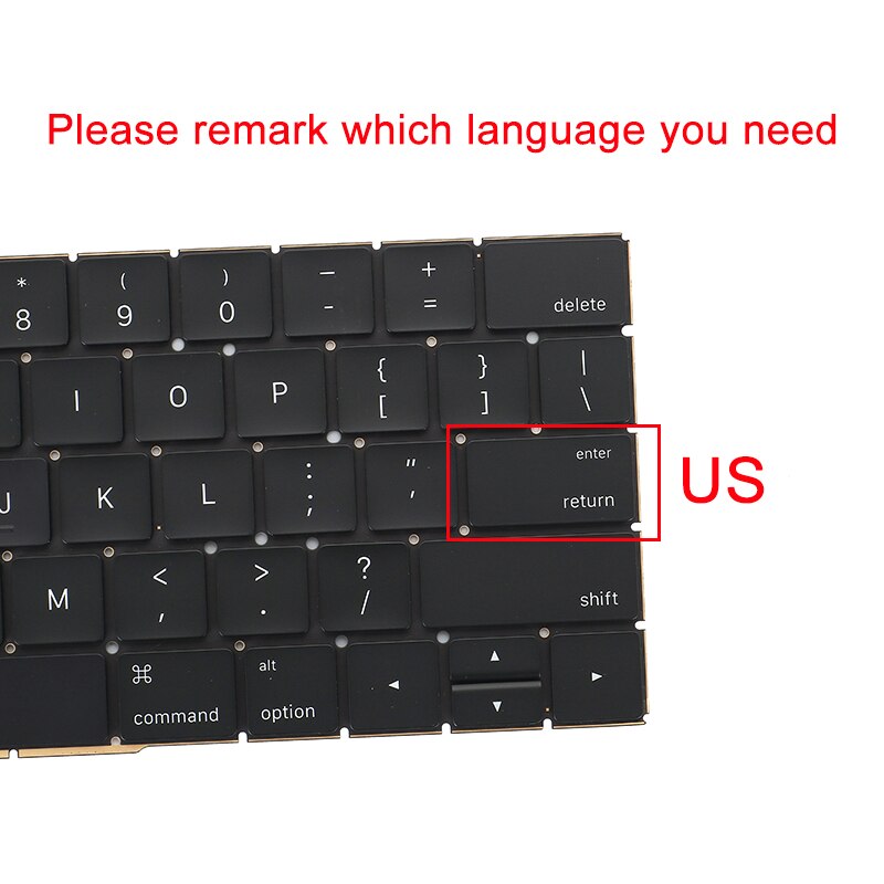 Laptop A1706 A1707 A1708 Keycap + Clip Schaar Scharnier Voor Macbook Pro Retina 13 "15'' Us Uk Keyboard key Cap Meerdere Tekst Layout