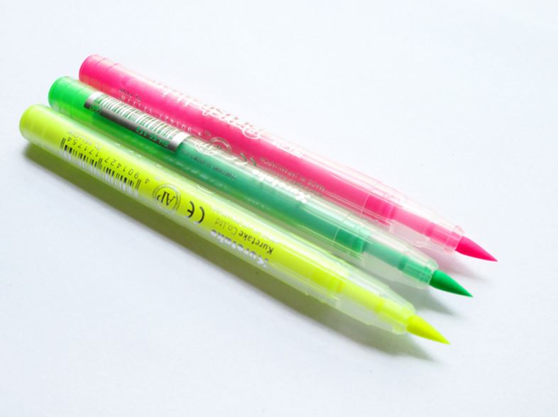 sikk kuretake penselpen highlighter hei lite japan