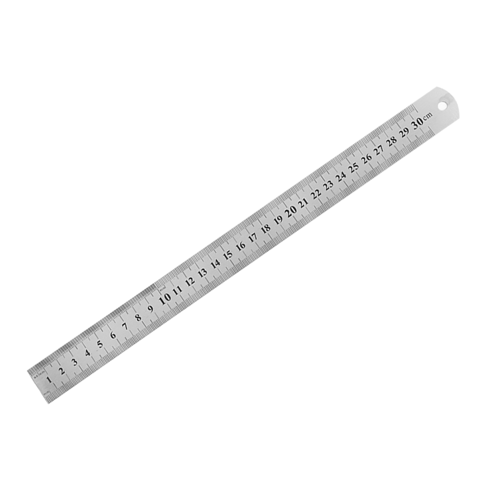 Metal Straight Ruler Stainless Steel Ruler Stationery Drafting Supplies Hand Tools Precision Double Sided Measuring Tool: Blue