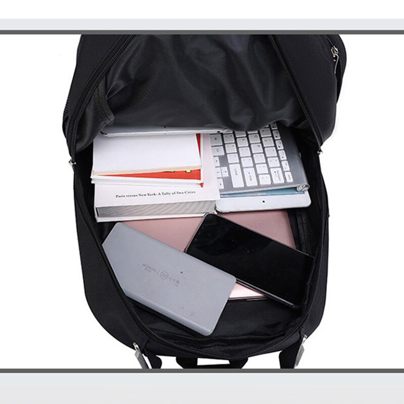 Large Capacity Men's Backpack Bags University Student School Backpack Men Black Nylon 2022 Casual College Style