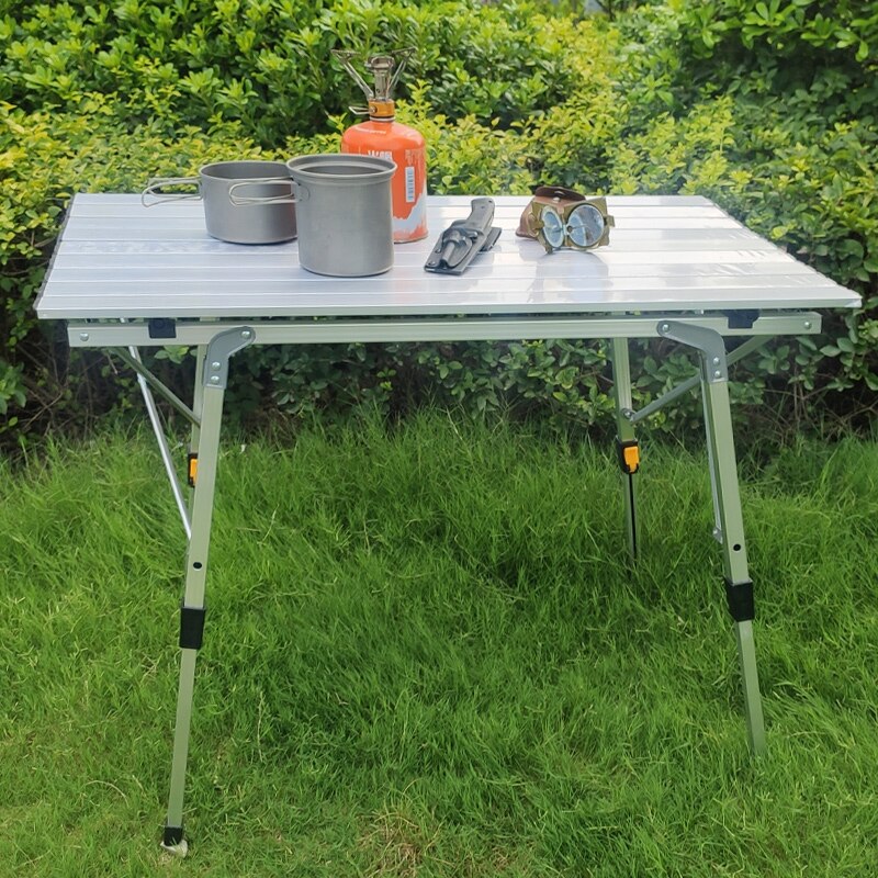 Outdoor Picnic Folding Desk Tables Portable Aluminum Alloy Liftable Table Tourist TABL Camping Lifting Folding Table Accessories