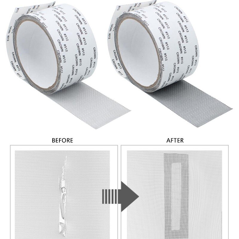 Hordeur Raam Reparatie Tape Fly Muggenspray Reparatie Tape Waterdichte Netting Patch Cover Home Venster Essentiële Accessoires