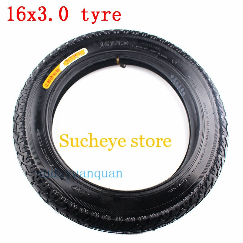 16*3.0 bicicletta elettrica pneumatici 16x3.0 pollici gomma Della Bicicletta Elettrica della bici pneumatico intera vendita uso di Alta qualità CTS 16 pollici della rotella del pneumatico