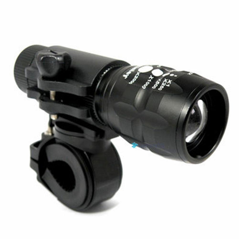 7 Watt 1200 Lumen 3 Mode Fietslicht Q5 Led Fiets Fietsen Front Light Lamp Torch Waterproof + Torch Houder fashlight