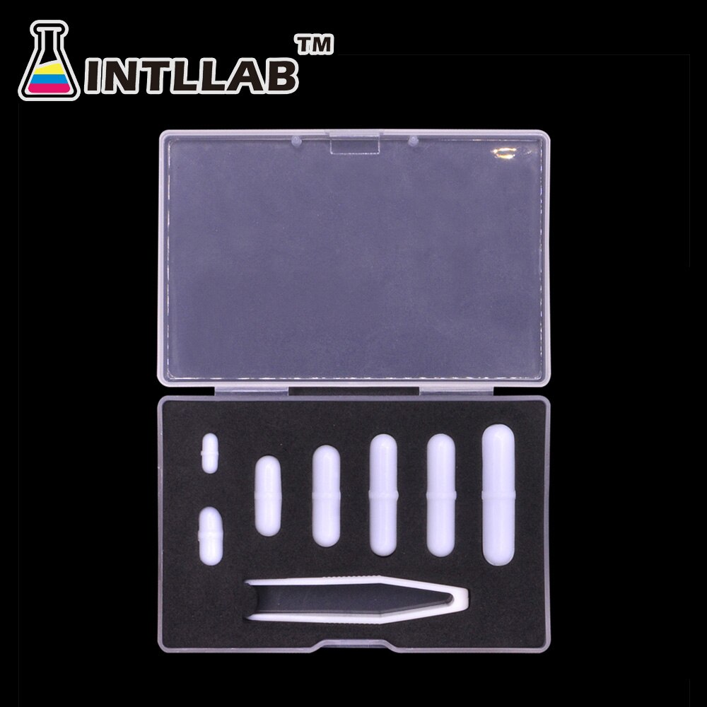 INTLLAB 7 stücke Gemischt Größe Rühren Bar PTFE Magnet Rührer Rührgerät Rühren Riegel