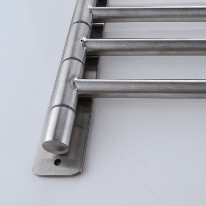 KES baño Swing toalla para brazo barras soporte de pared de 4 brazos, acero inoxidable pulido/cepillado, A2102C/A2102C-2