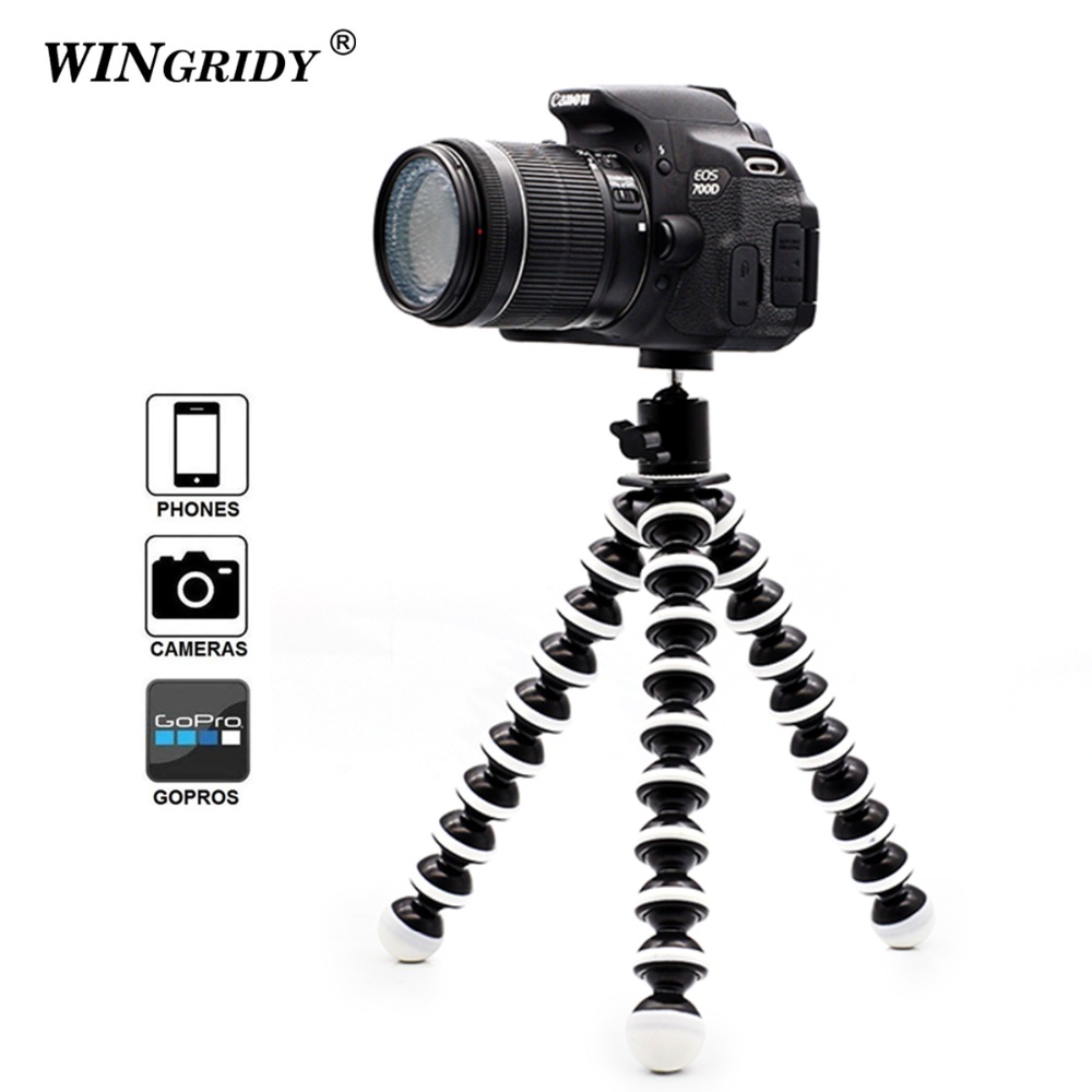 Octopus Flexibele Grote L Statief Gorillapod Voor Telefoon Telefon Mobiele Telefoon Smartphone Dslr En Camera Tafel Bureau Mini Statief