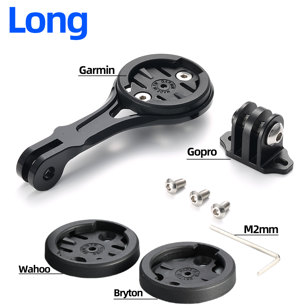 XODCK Trek Bontrager Blendr BMC ICS Cervelo Bike Stem Handlebar Out-front Gopro Combo Mount for Garmin Wahoo Bryton IGPSPORT: Red