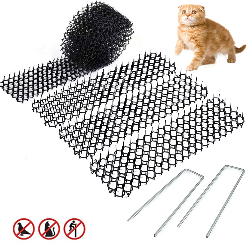 Katze skat matt Innen skat matt Mit Spikes draussen Garten Und Zaun Katzen Stopper Netzwerk Für Katzen Hund Graben abschreckung