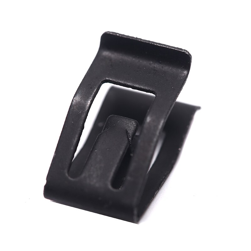 10Pcs/Set Universal Metal Car Front Console Dash Dashboard Auto Trim Retainer Black Rivet Fastener Clip