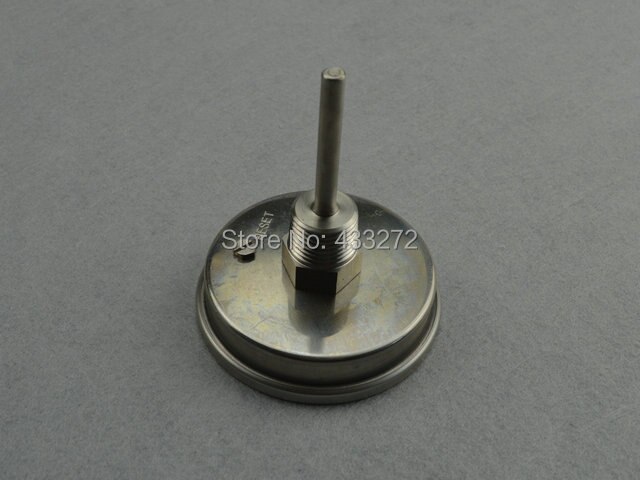 Bi-metaal Thermometer 3 "dial Weldless met 2" roestvrij probe 1/2 "MPT, 0 ~ 220F graden
