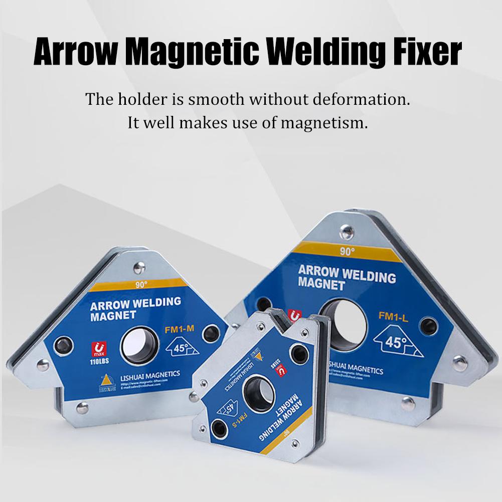 1/2Pcs/Set Welding Tool Multi-angle Solder Magnet Holder No Deformation Corrosion Resistance Arrow Clamp Welding Fixer