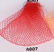 Handgemaakte bruidshoofddeksels tule fascinator hoed haarspeld dames formele huwelijkshaaraccessoires bloemenhoed: Rood
