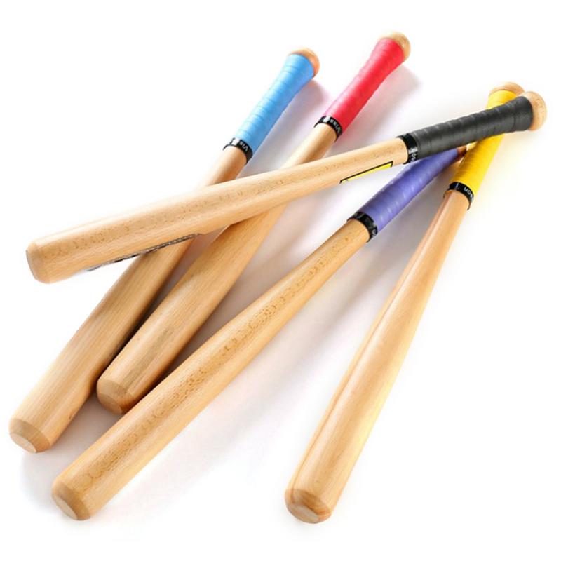 Natural Hard Wood Baseball Bats 54 cm High Hardness Endurance Process Comfortable