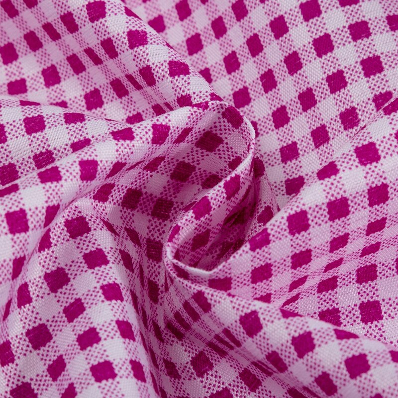 Günstige 100% Polyester Gedruckt Plaid Stoff Für NäHenne DIY 45*145cm T7870