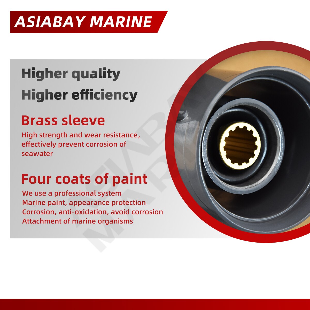 For Honda 35hp 40hp 50hp 60hp Outboard Propeller 11 1/4*13 Boat Motor Aluminum Alloy Screw 3 Blade 13 Spline Marine Engine Part