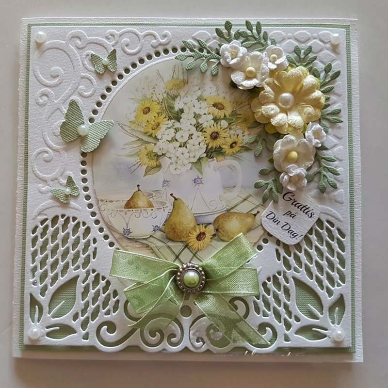 Kerstkader achtergrond metalen snijmallen voor het maken van kaarten scrapbooking album decoratie papier reliëf knutselen