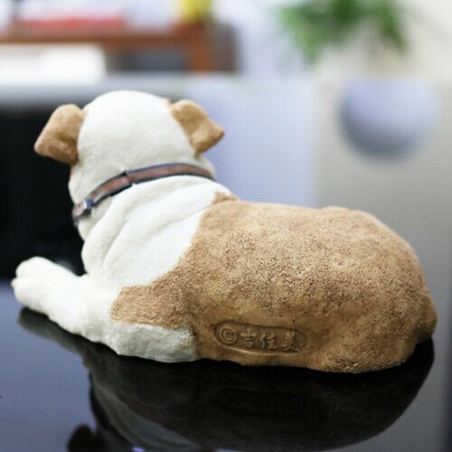 Jjm Vet Britse Bulldog Hond Pet Figuur Canidae Dier Auto Decor Collector Toys Pvc Model Educatief Voor Volwassenen Kids