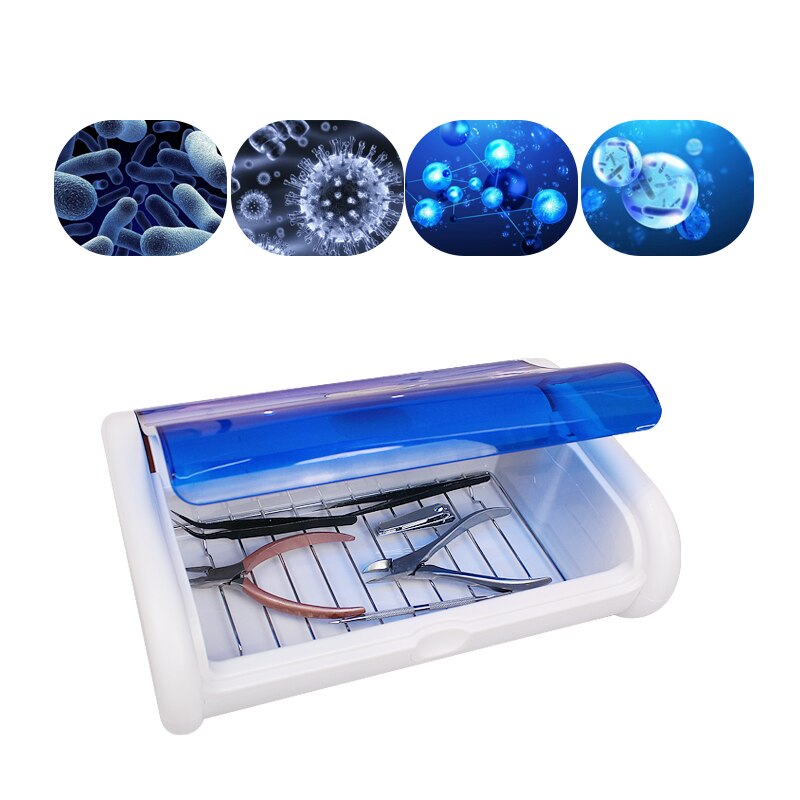 UV Sterilizer Box Cabinet Ultraviolet Mini Ozone Disinfection Sterilization Machine For Home Salon Household Nail Manicure Tools