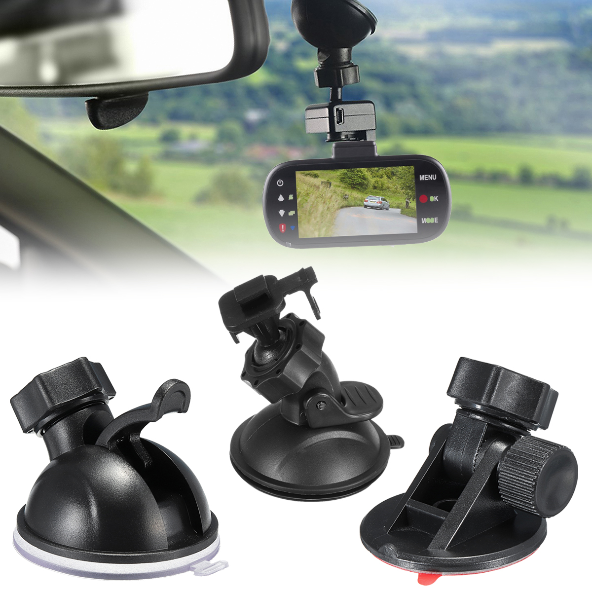 Bil dvr holder sugekop til nextbase dash cam 112 212 312gw 412gw record mini mount holder monterer indvendigt tilbehør