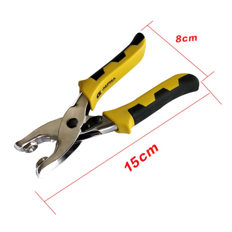 1pc prensa fria alicate para raquete de badminton grommet braçadeira puxar tubo de pressão bell ferramenta raquete threading pinça pinças