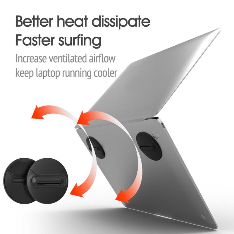 1 Paar Laptop Stands Universal Zwart Mini Abs Draa... – Vicedeal