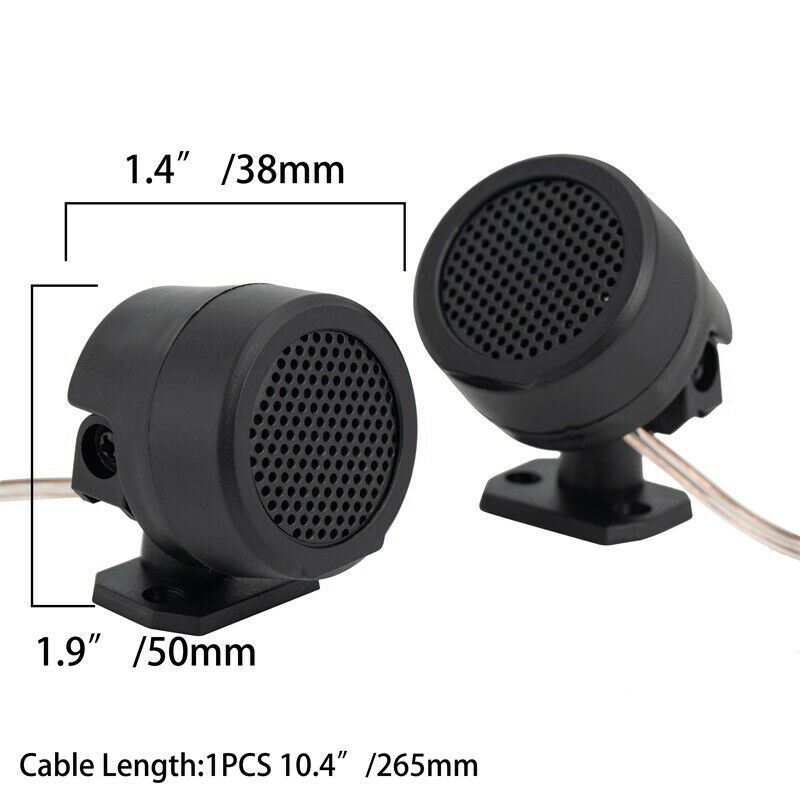 1 Pair 500W TP-006 Pre-Wired Car Tweeter Audio Refit Universal Car Audio System Door Auto Music Subwoofer Electronic Loudspeaker
