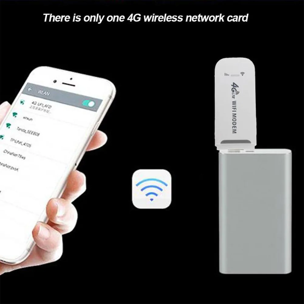 Office WiFi 4G Wireless LTE WiFi Router 4G SIM Card Portable 150Mbps USB Modem Pocket Hotspot Dongle Mobile Broadband for Home