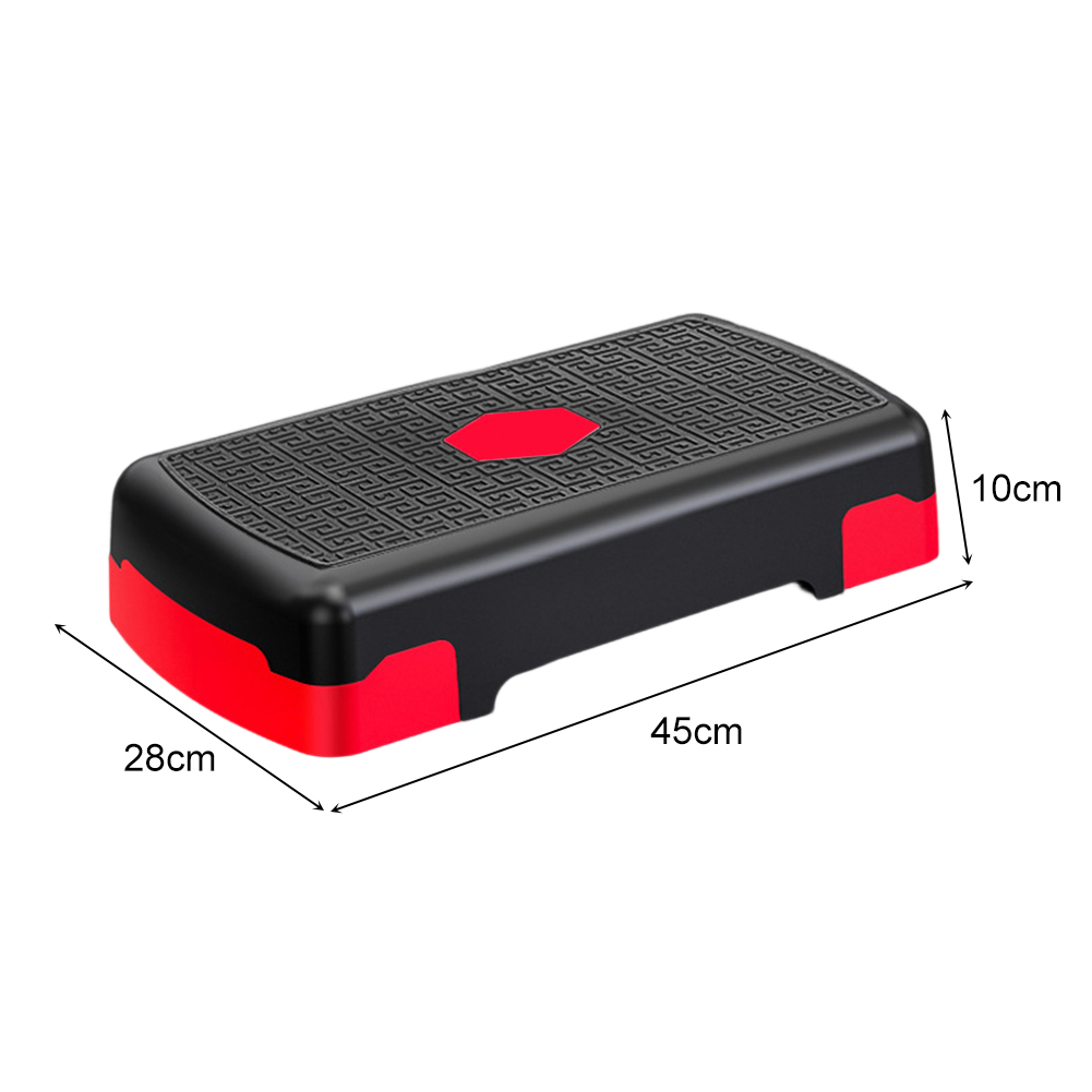 Pedales de Fitness aeróbicos, Stepper de ejercicio ajustable para culturismo, equipo de Fitness: Castaño