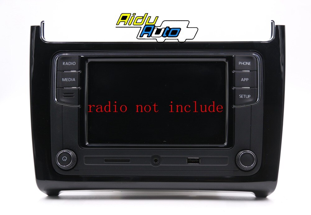 FÜR VW POLO 6C Klavier Malen Radio Upgrade RCD510 RCD330 RNS510 187A 187B Panel rahmen