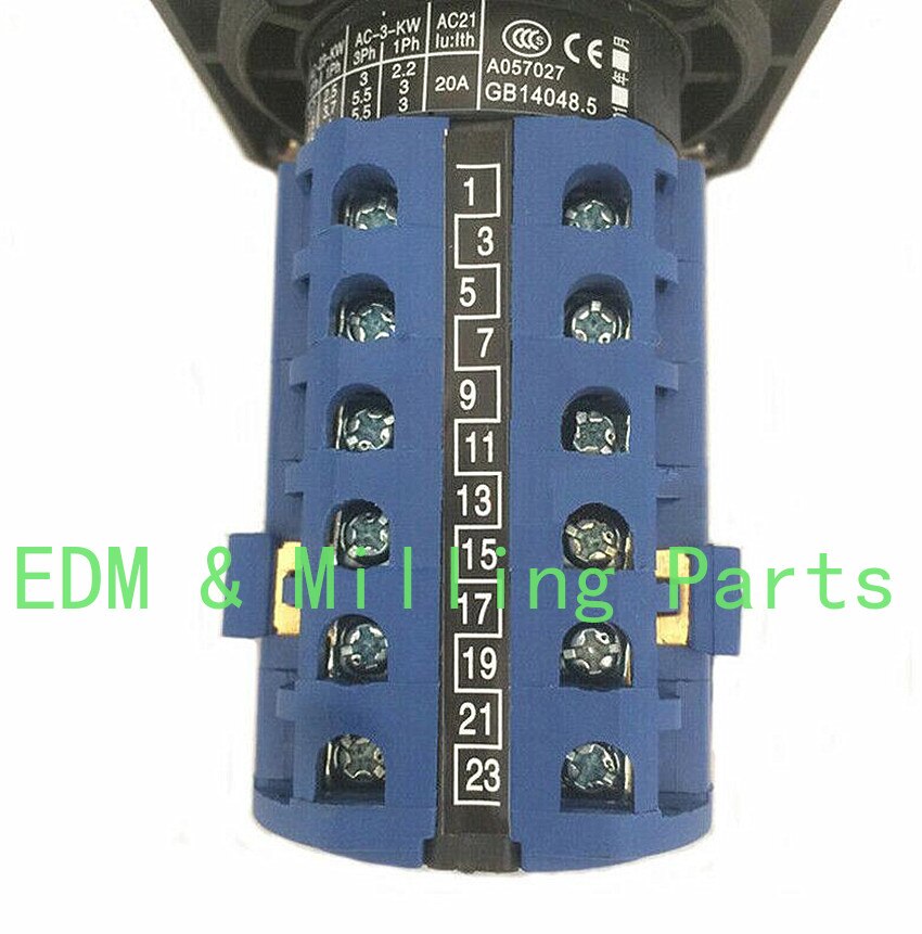 Milling Machines CNC Parts IMPORT FORWARD/REVERSE SPEED 6 Modes SWITCH LW26-20 For Bridgeport Mill Part