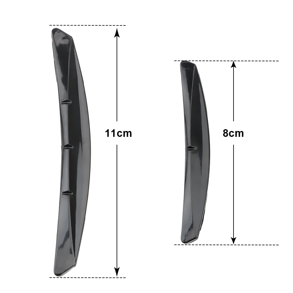 FORAUTO 4Pcs/set Trim Molding Protection Strip Scratch Protector Car Sticker Anti-collision Adhesive Door Edge Guards
