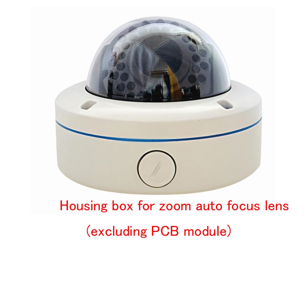 Metal explosion-proof shell Dome Cameras Housing + add 30 LED IR Security CCTV Camera Housings For Zoom Auto Focus Lens PCB