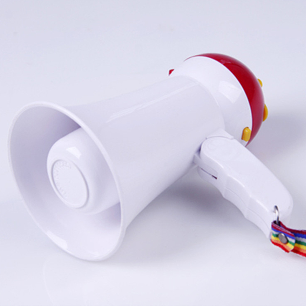 5W Portable Recording Handheld Megaphone Horn Amplifier Loud Speaker Teaching Travel Guide Wireless Foldable Play Music Mini