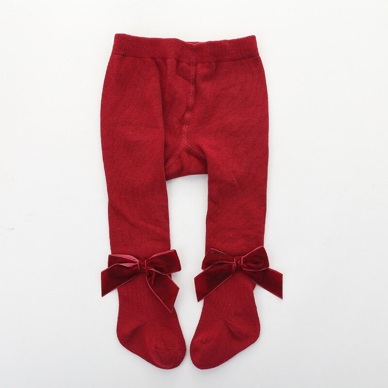 Mallas para niña de 0 a 24 meses, lazos grandes, medias de algodón suave para bebé, invierno y otoño, medias para niña pequeña: red / 0-12 M