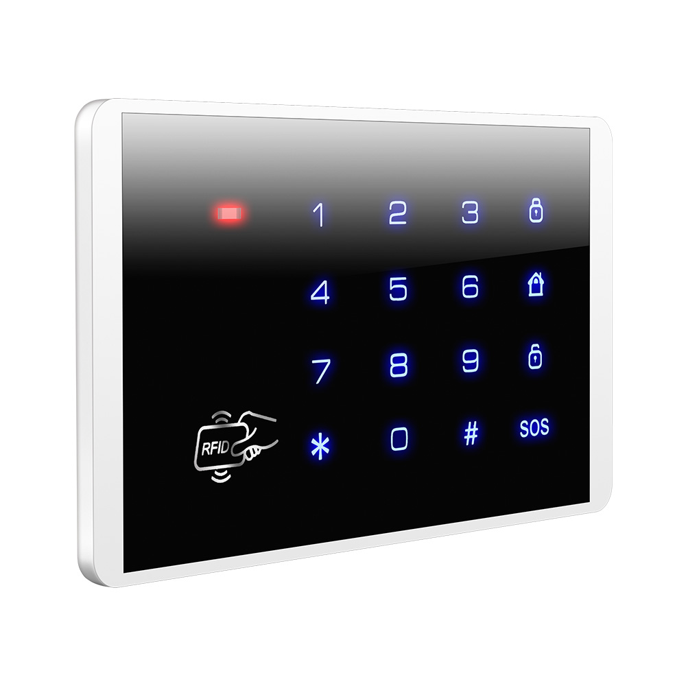 TOWODE K16 Wireless Keypad RFID Disarm Alarm System Touch Screen Keyboard For W18 G18 K52 W20 W2 Home Security Alarm System