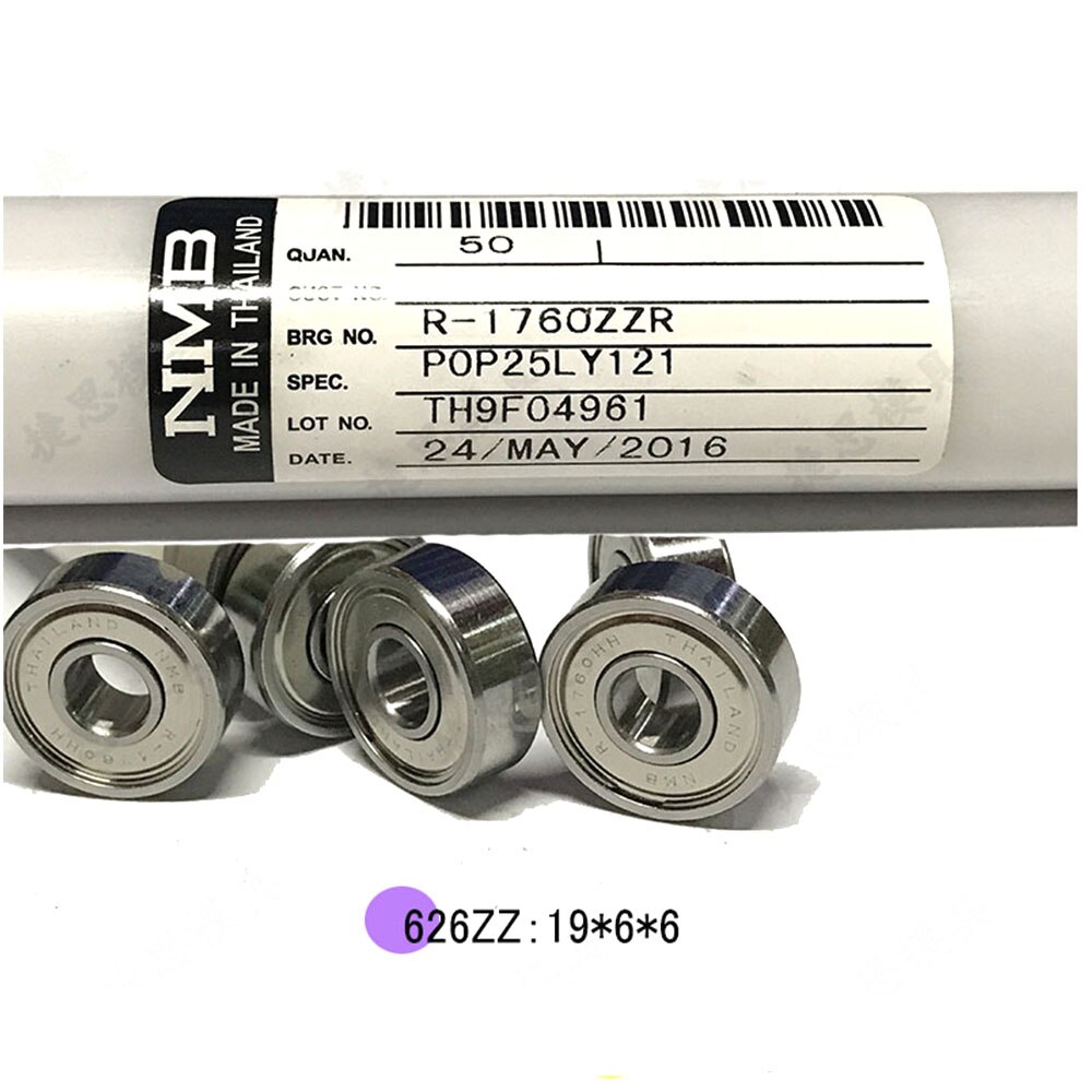 Nmb Bal Schroef Katrol Lager 626 ID6 * OD19 * W6mm Voor Hoge Snelheid Edm Draad Snijmachine
