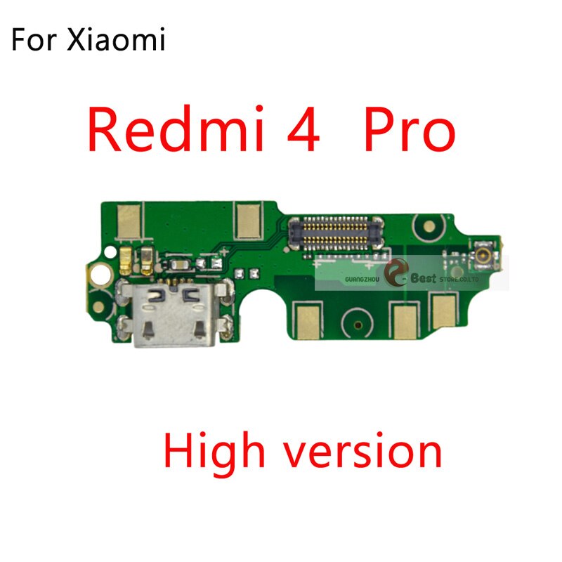 USB Charging Port Board Flex Cable Connector with microphone For Xiaomi Redmi Note 2 3 4 5 Plus Pro 5A 6 Pro 4x 4A 6A: For Redmi 4 Pro