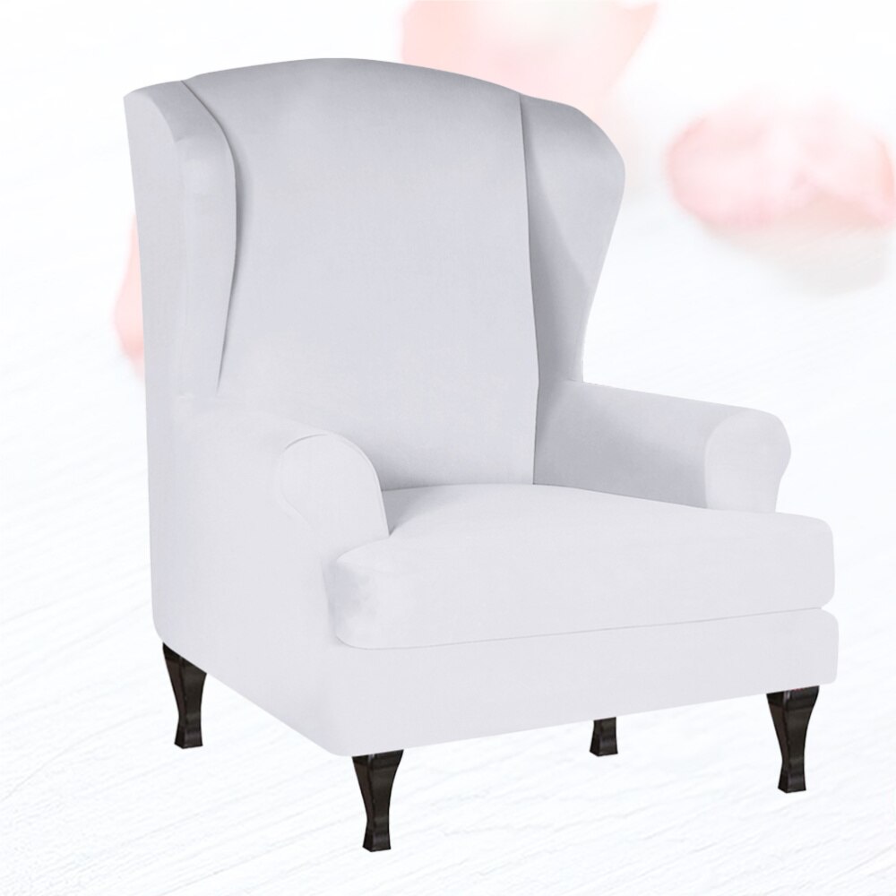 Chic Recliner Chair Cover Chic Household Chair Seat Slipcover Practical Chair Protector Home Ornament for Living Room Dining Roo: White