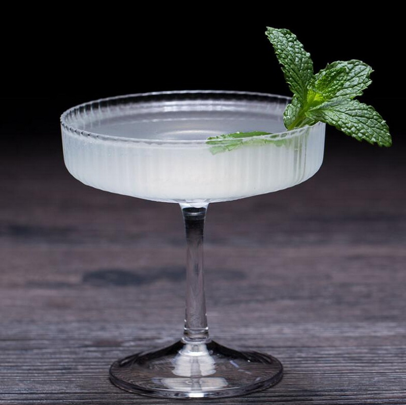 Blyfrit krystal krydstør martini margarita klassisk cocktailglas højt fod bobleglas