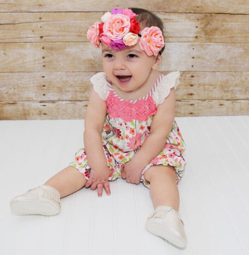 Infant Toddlers Girl Floral Romper Jumpsuit Summer Clothes Outfit Playsuit clothing for children