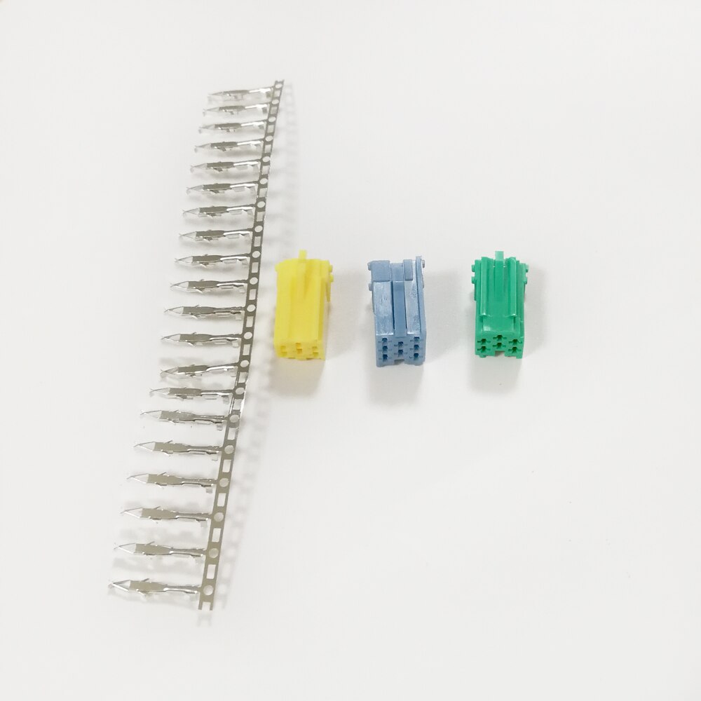 Mini Iso 20 Pin Terminal Block Socket Connectors Aux Kabel Reparatie Kit Mini Iso Adapter