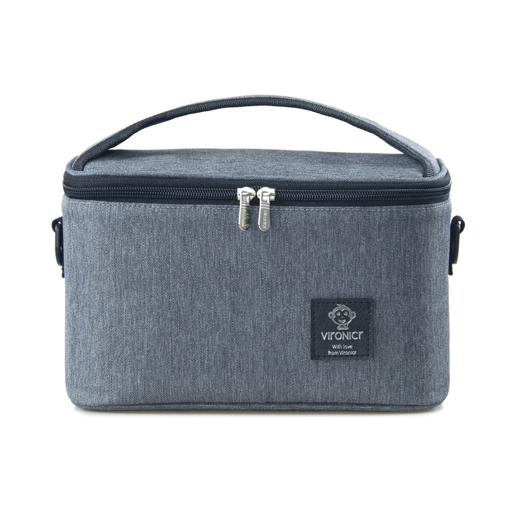 Sac de conservation du lait maternel sac à dos thermique de lait sac de glace réfrigéré sac à dos étanche Portable: Grey