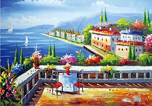 Vendita a buon mercato Per Adulti puzzle di 2000 pezzi creativo paesaggio di puzzle per adulti di decompressione per bambini giocattolo educativo: A-7007