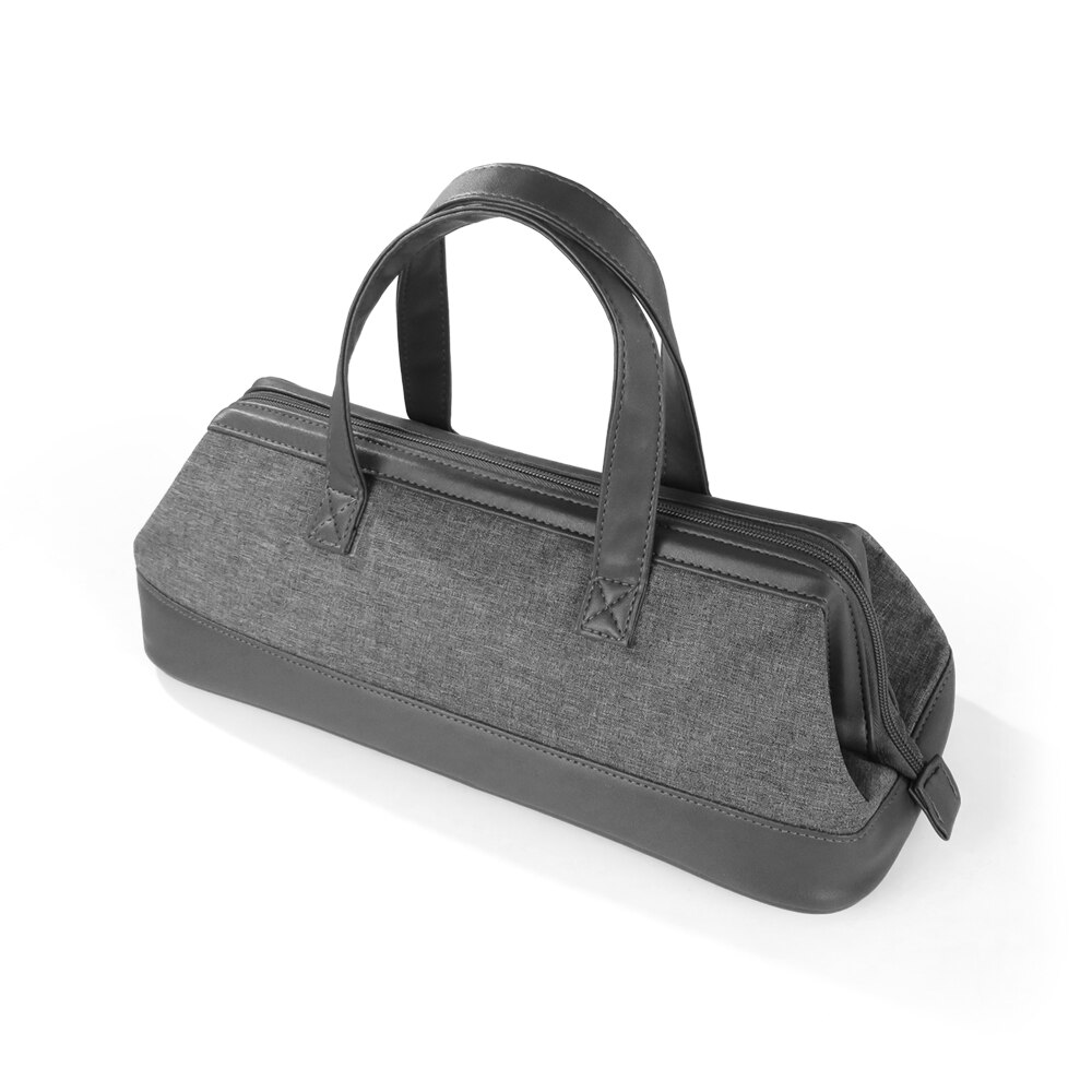 Hair dryer travel case, hair bag, large capacity storage bag with handle for dyson hair dryers, portable case, dustproof organizer: Bd92 darg gray