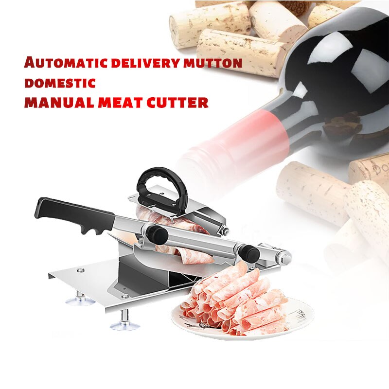 Meat Grinder Beef and Mutton Meat Slicer Home Shabu Mutton Fat Beef Rolls Machine Hand Cut Mutton Machine