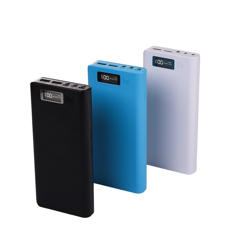 8 knop 18650 litium batteriboks mobil strøm gjør-det-selv-laderkoffert mian han jie etui hekking flytende krystall digital