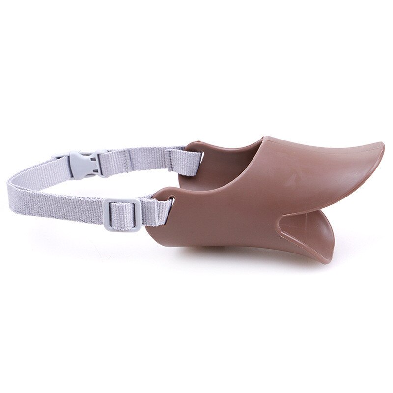 Divertida novedad bozal máscara perro silicona linda boca de pato ladrar morder stop bozales para perros Anti-Máscaras de mordida para perro mascota