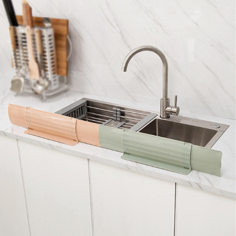 Portable Basin Sink Water Splash Guard Kitchen Bathroom Splashproof Baffle Board kitchen Household Sink Splash Guard